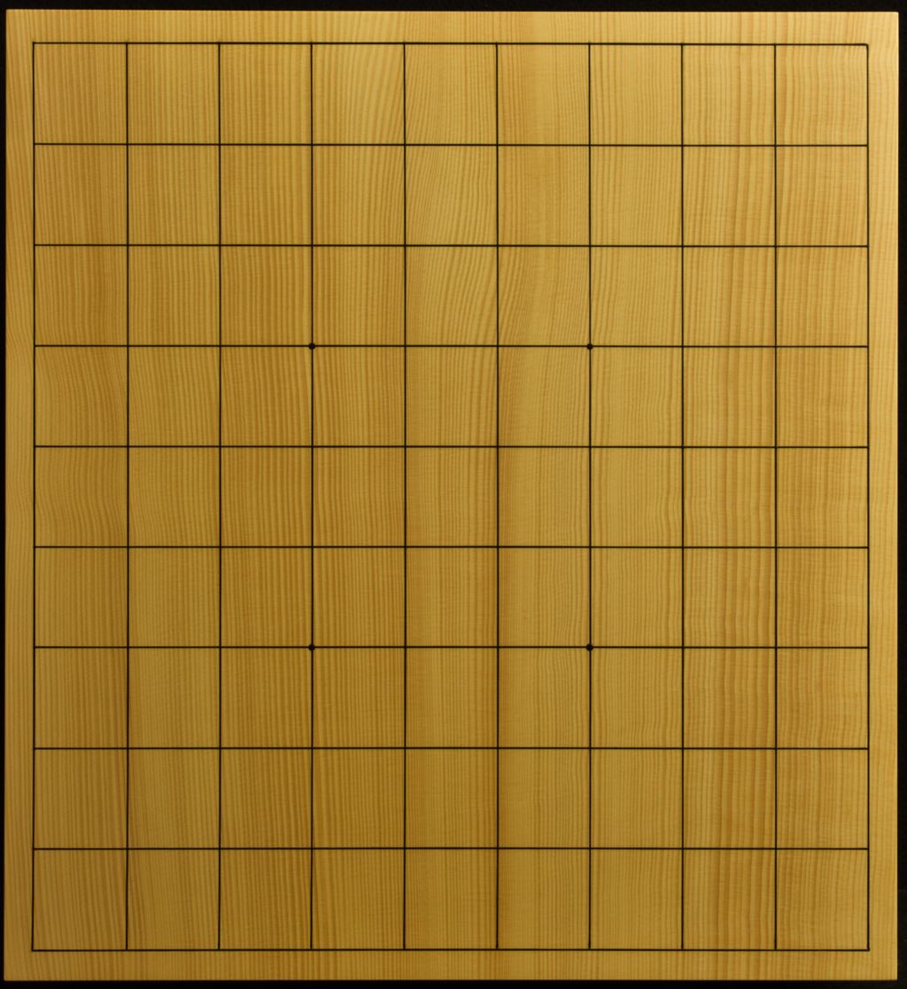 碁盤 約45cm x 42cm 碁盤 約45cm x 42cm 碁盤 本榧 45cm x 42cm 榧 囲碁用品 碁盤」の
