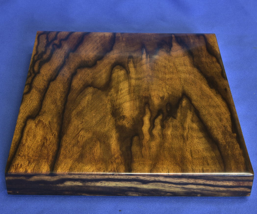 駒平箱 吉田宏介作 黒柿