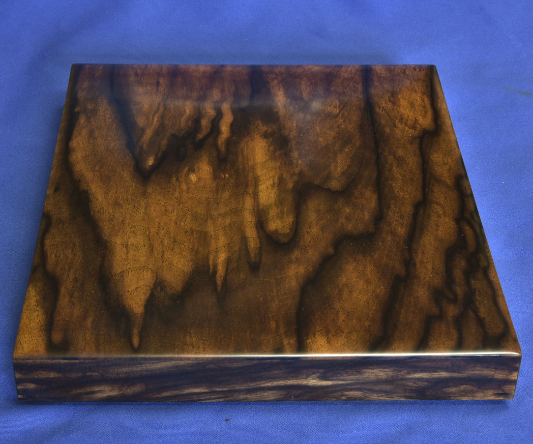 駒平箱 吉田宏介作 黒柿