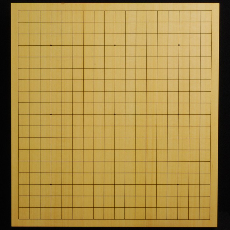 碁盤 ひば20号卓上 特上駒脚付