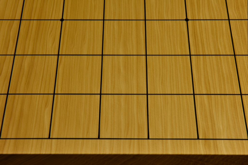 本榧卓上将棋盤 t6012