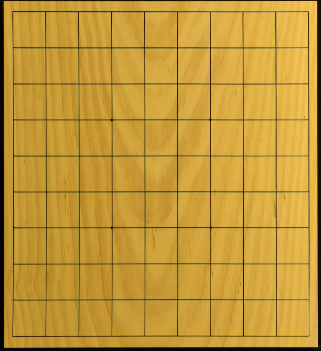 卓上将棋盤 本榧(日本産) 一枚板 t6450