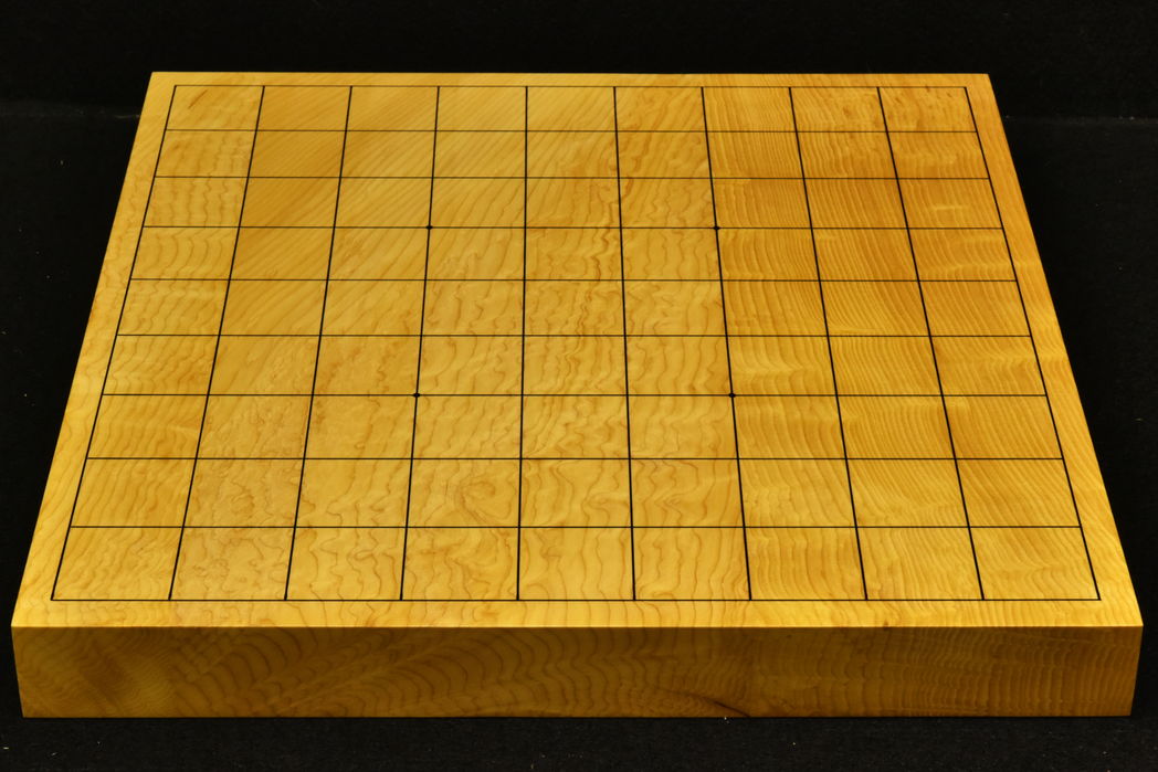 本榧 卓上盤 本榧卓上碁盤 2寸8分（一枚板・木裏） gb20340 | 前川榧碁盤店