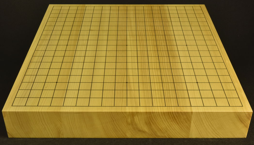 【国産　本榧　3寸卓上碁盤　柾目】 卓上碁盤 本榧(日本産) t6968