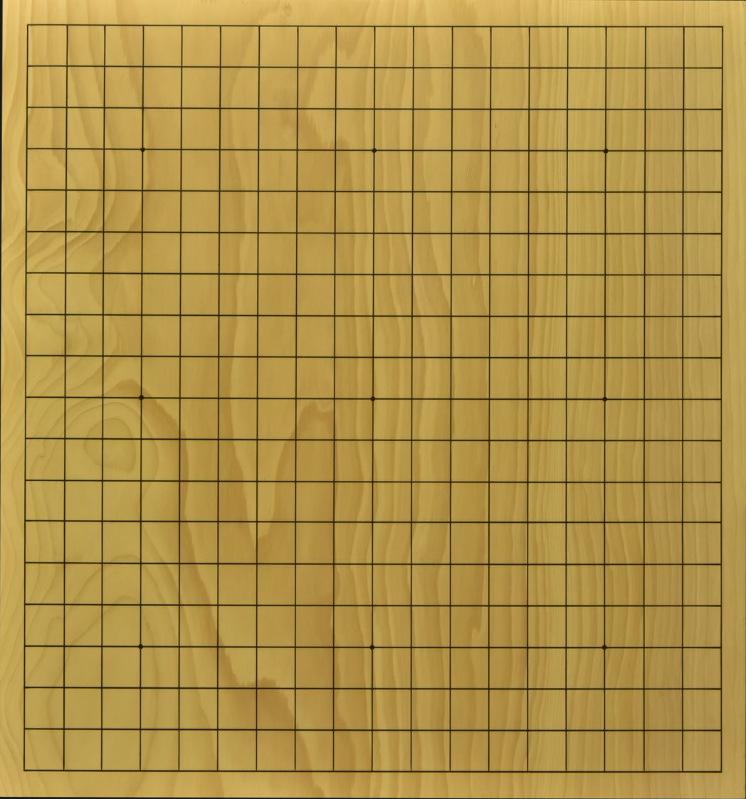 卓上碁盤 本榧(日本産) 一枚板 t6987