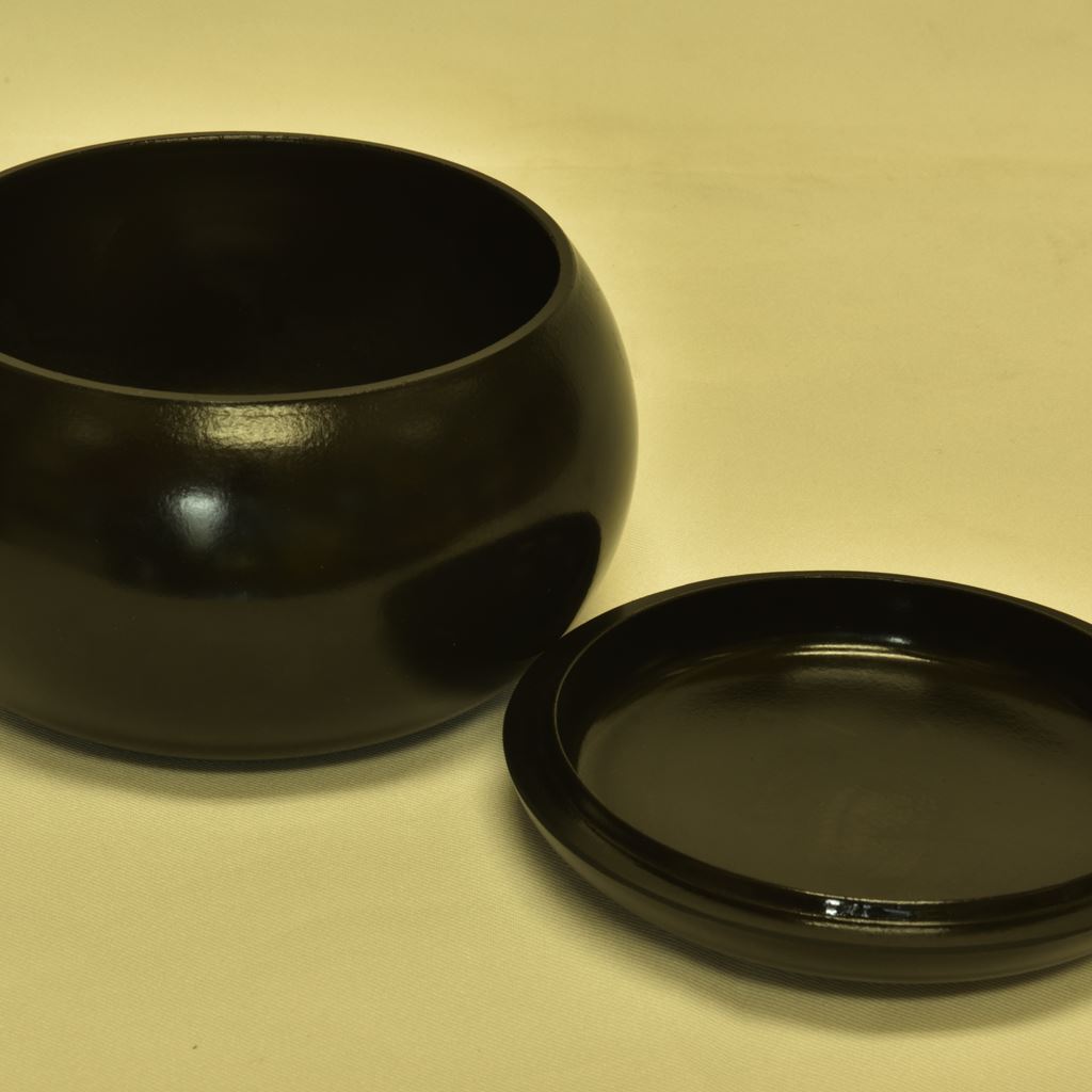 黒檀碁笥　直径１５０mm　未使用品 碁笥 紫檀 特大 販売